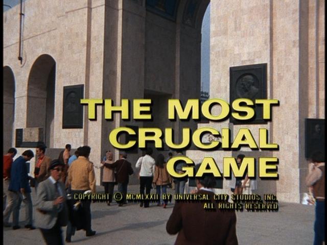 Columbo: The Most Crucial Game